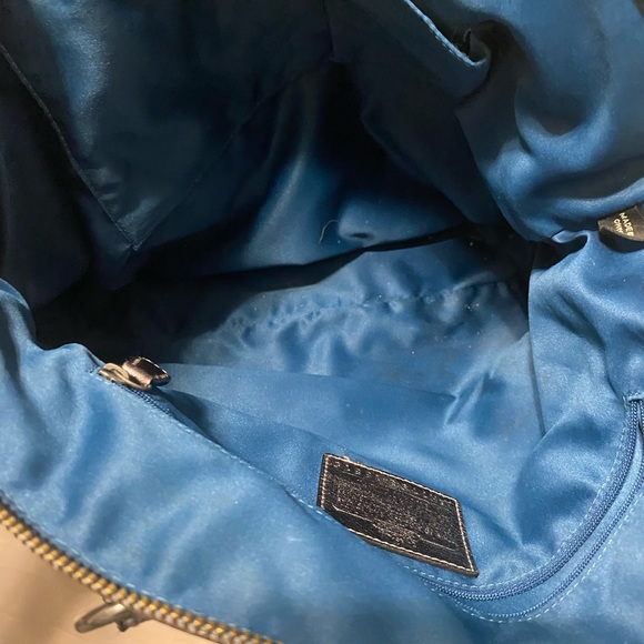 Coach metallic purse with crossbody strap - Picture 3 of 6